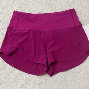 ❤️ Lululemon Speed Up High-Rise Lined Short 4" Size 6 NWT